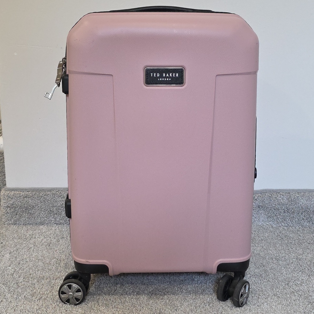 Ted Baker Blush Pink Hard Shell Carry-On Spinner